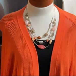 🔥HOT Deal Alert Gorgeous Chico’s Genuine Stones Necklace 18”-21” Retail $89